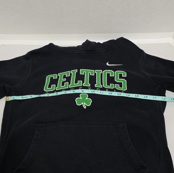 Nike Kids Celtics Basketball Hoodie - Black and Green - Picture 4 of 6